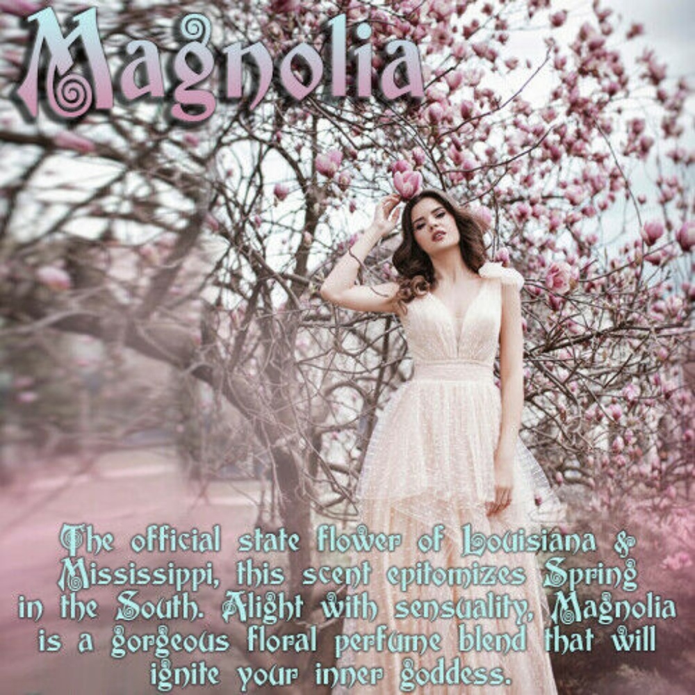 MAGNOLIA Scented Fragrance Body Oil